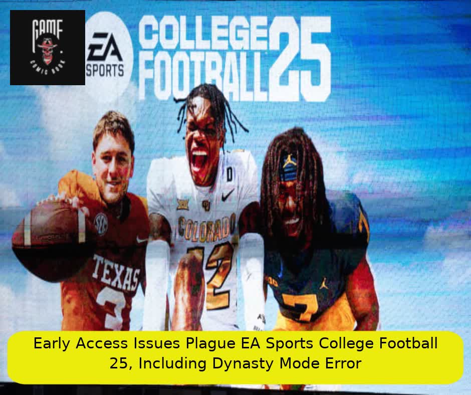 Early Access Issues Plague EA Sports College Football 25, Including Dynasty Mode Error