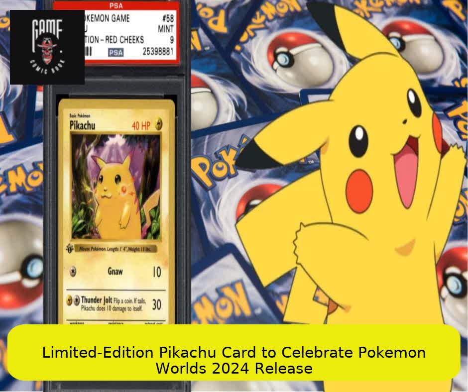 Limited-Edition Pikachu Card to Celebrate Pokemon Worlds 2024 Release