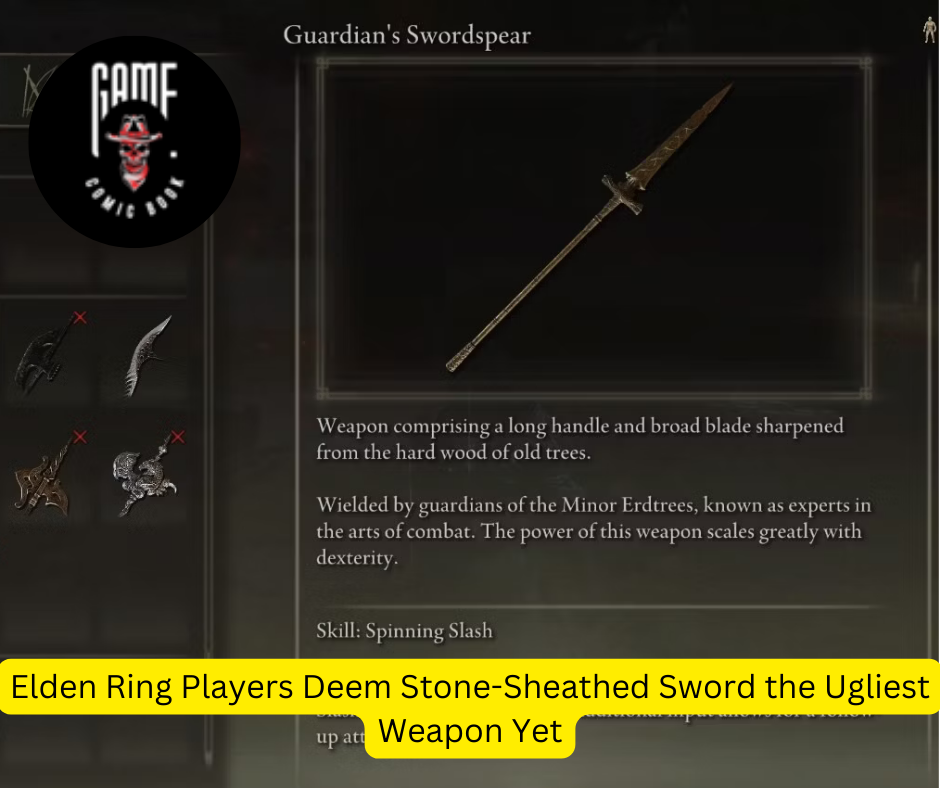 Elden Ring Players Deem Stone-Sheathed Sword the Ugliest Weapon Yet