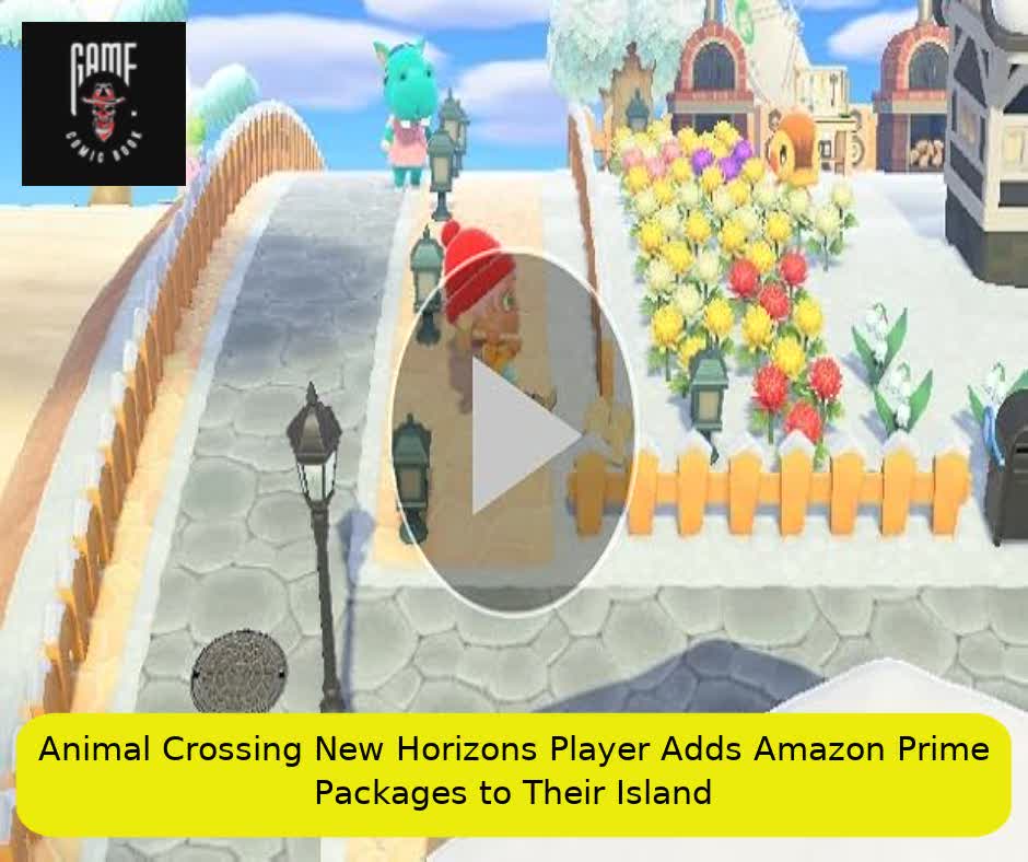 Animal Crossing New Horizons Player Adds Amazon Prime Packages to Their Island