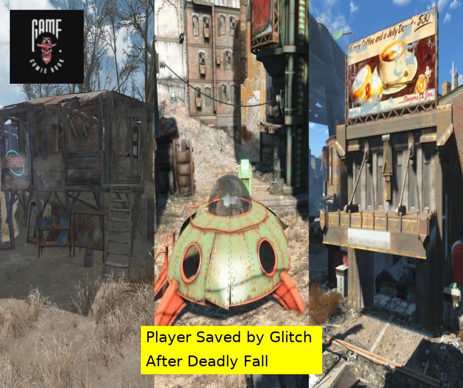 Miraculous Fallout 4 Survival: Player Saved by Glitch After Deadly Fall