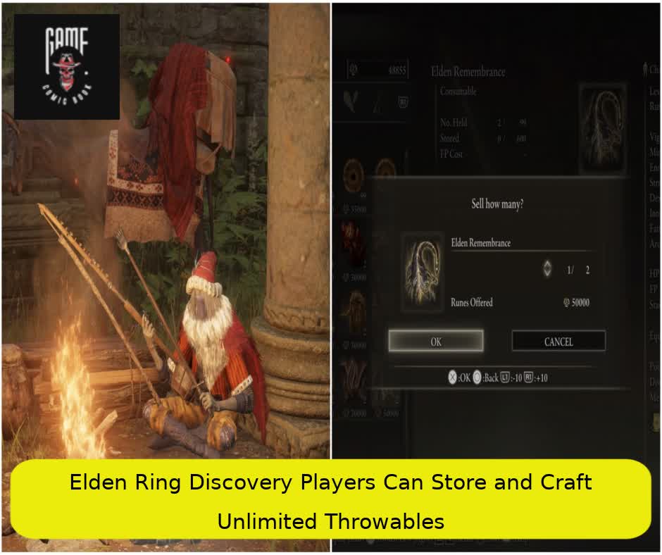 Elden Ring Discovery Players Can Store and Craft Unlimited Throwables