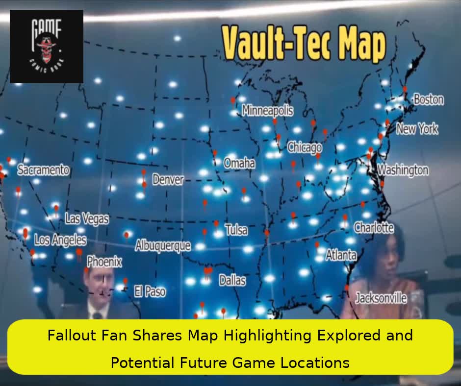 Fallout Fan Shares Map Highlighting Explored and Potential Future Game Locations