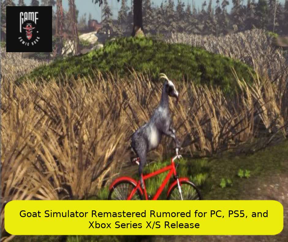 Goat Simulator Remastered Rumored for PC, PS5, and Xbox Series X/S Release