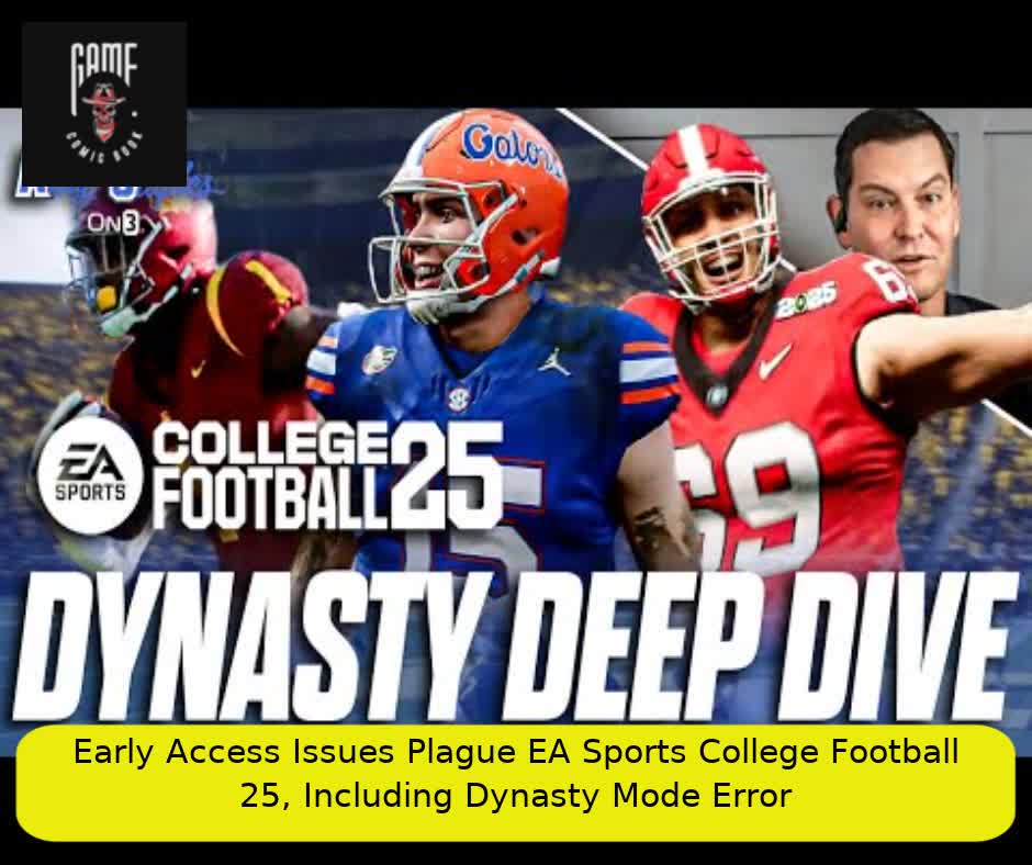 Early Access Issues Plague EA Sports College Football 25, Including Dynasty Mode Error