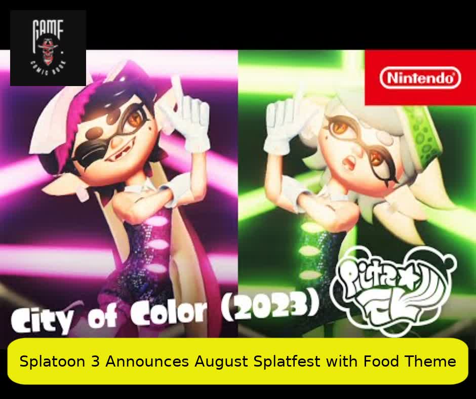 Splatoon 3 Announces August Splatfest with Food Theme