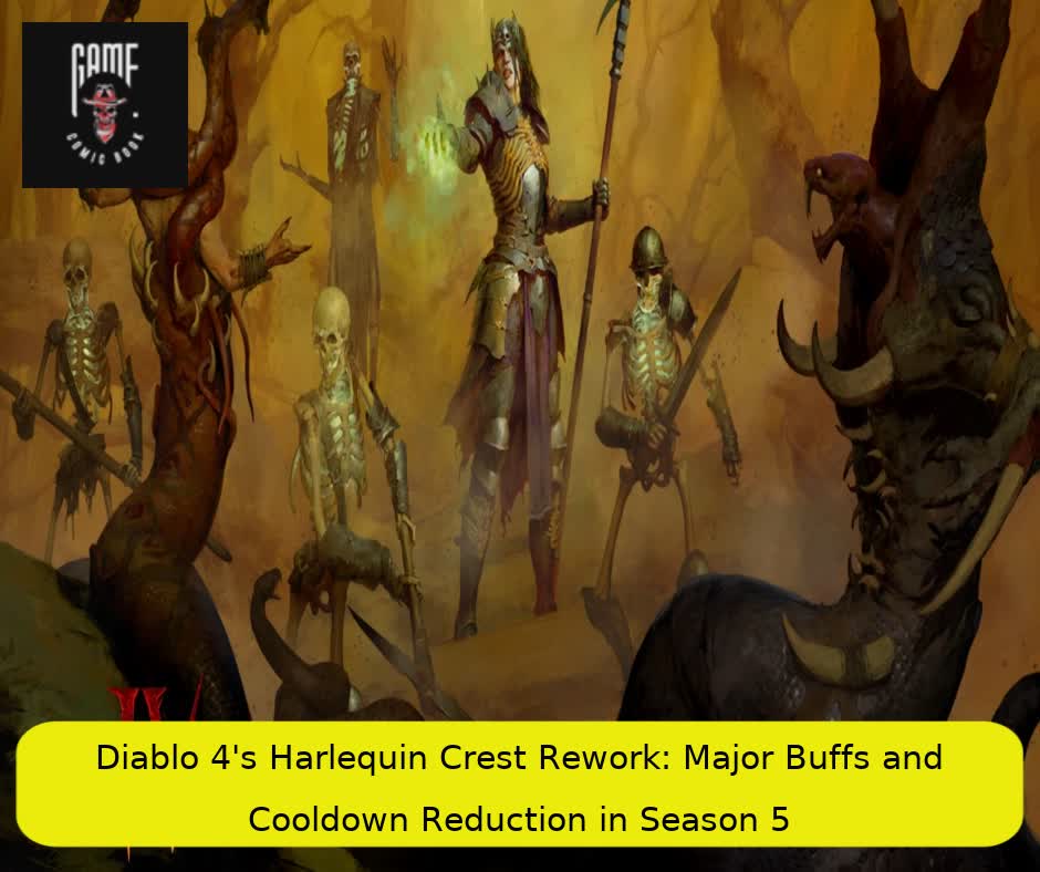 Diablo 4's Harlequin Crest Rework: Major Buffs and Cooldown Reduction in Season 5