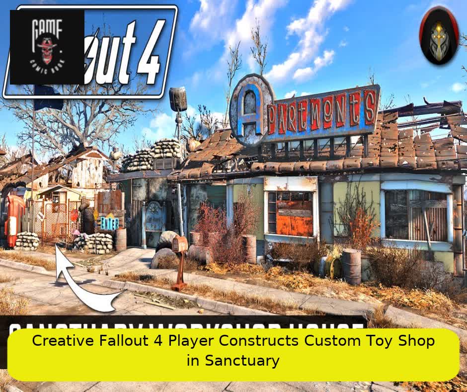 Creative Fallout 4 Player Constructs Custom Toy Shop in Sanctuary