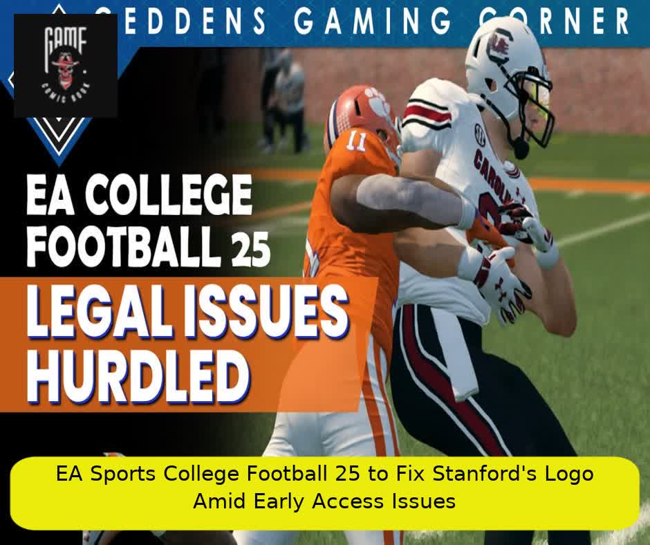 EA Sports College Football 25 to Fix Stanford's Logo Amid Early Access Issues