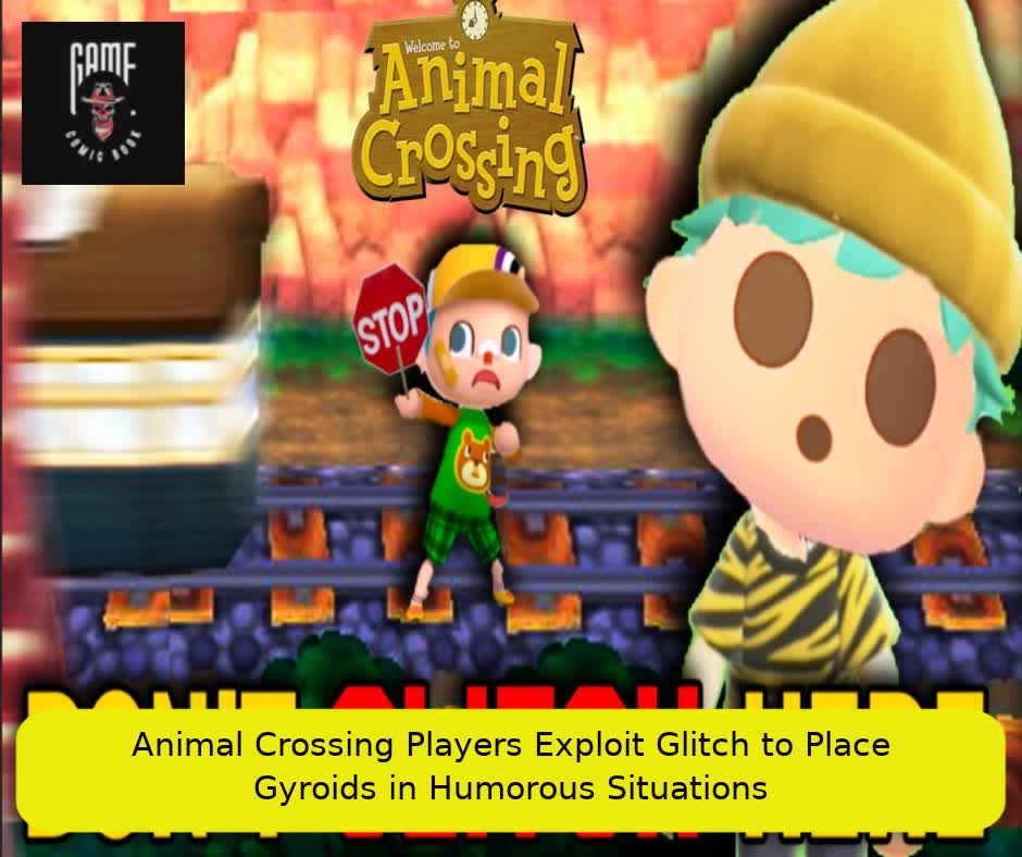 Animal Crossing Players Exploit Glitch to Place Gyroids in Humorous Situations