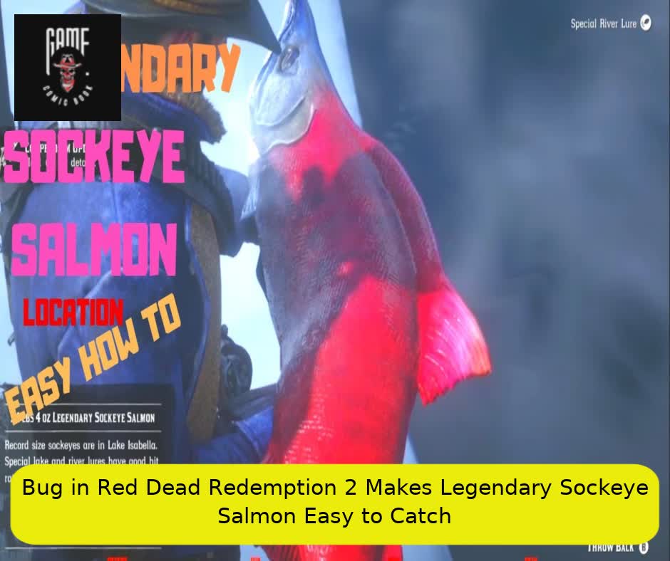 Bug in Red Dead Redemption 2 Makes Legendary Sockeye Salmon Easy to Catch