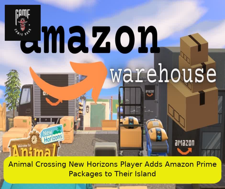 Animal Crossing New Horizons Player Adds Amazon Prime Packages to Their Island