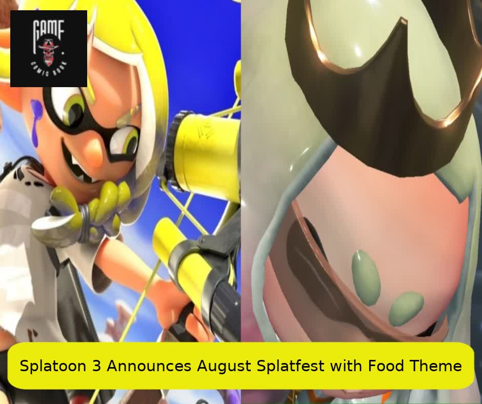 Splatoon 3 Announces August Splatfest with Food Theme