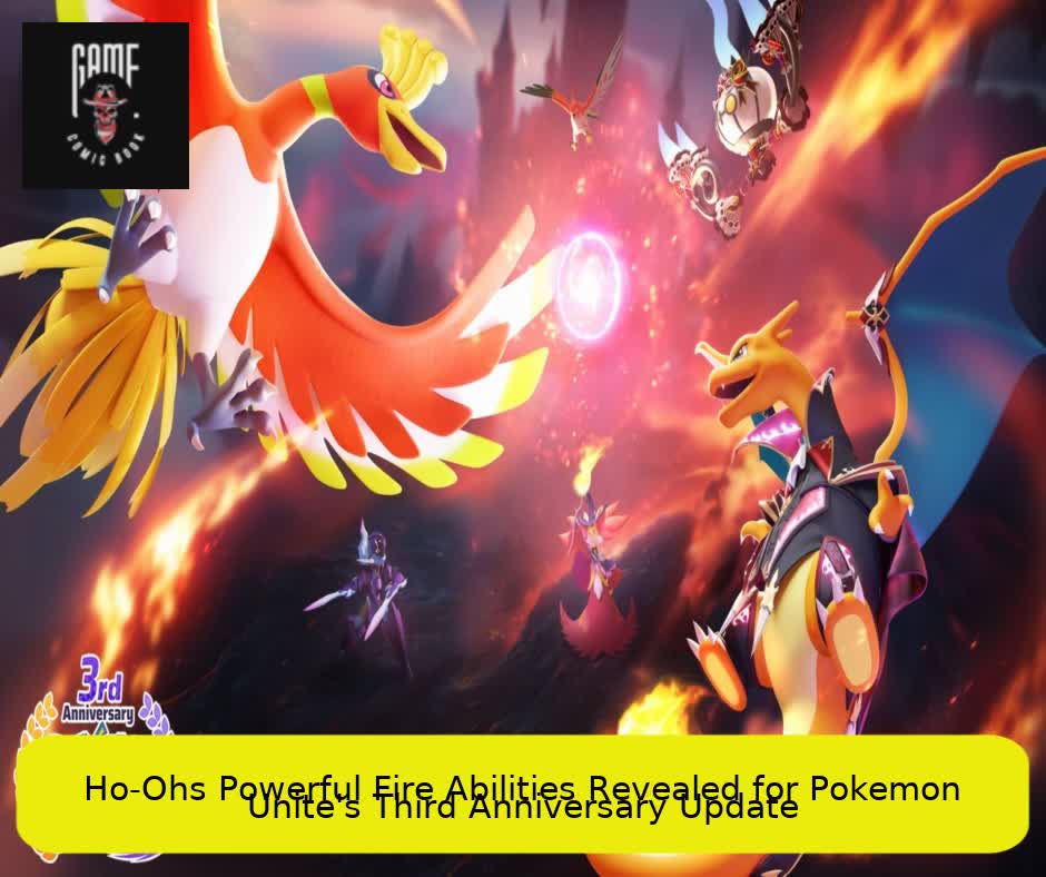 Ho-Oh’s Powerful Fire Abilities Revealed for Pokemon Unite's Third Anniversary Update