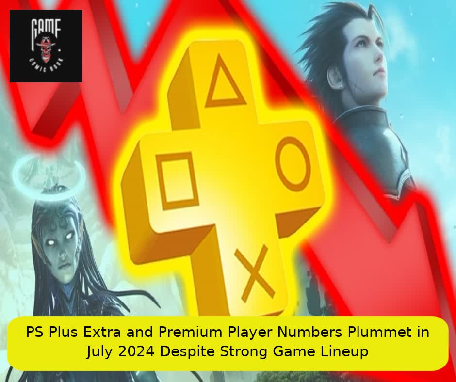 PS Plus Extra and Premium Player Numbers Plummet in July 2024 Despite Strong Game Lineup