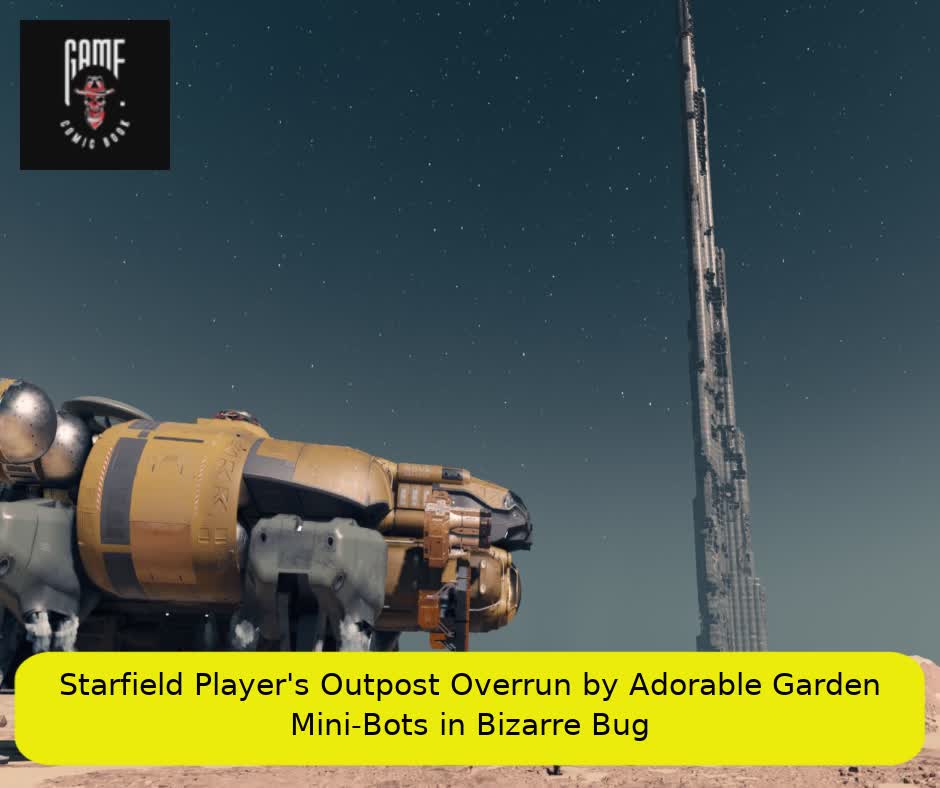 Starfield Player's Outpost Overrun by Adorable Garden Mini-Bots in Bizarre Bug