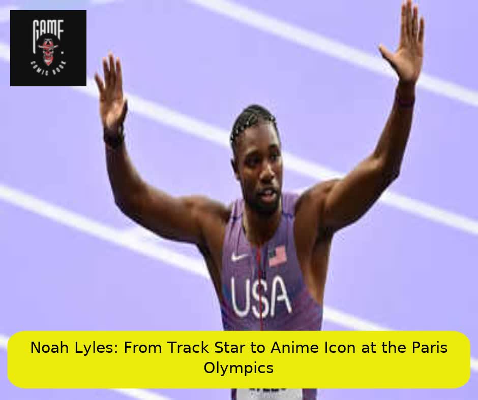 Noah Lyles: From Track Star to Anime Icon at the Paris Olympics