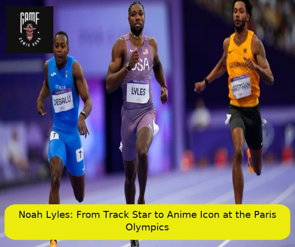 Noah Lyles: From Track Star to Anime Icon at the Paris Olympics