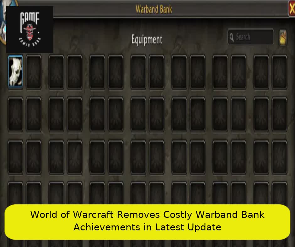 World of Warcraft Removes Costly Warband Bank Achievements in Latest Update