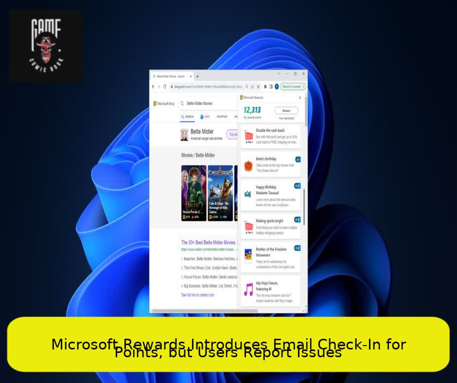 Microsoft Rewards Introduces Email Check-In for Points, but Users Report Issues