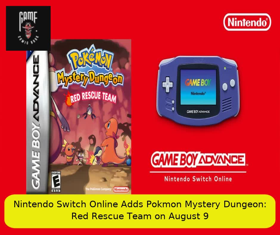 Nintendo Switch Online Adds Pokémon Mystery Dungeon: Red Rescue Team on August 9