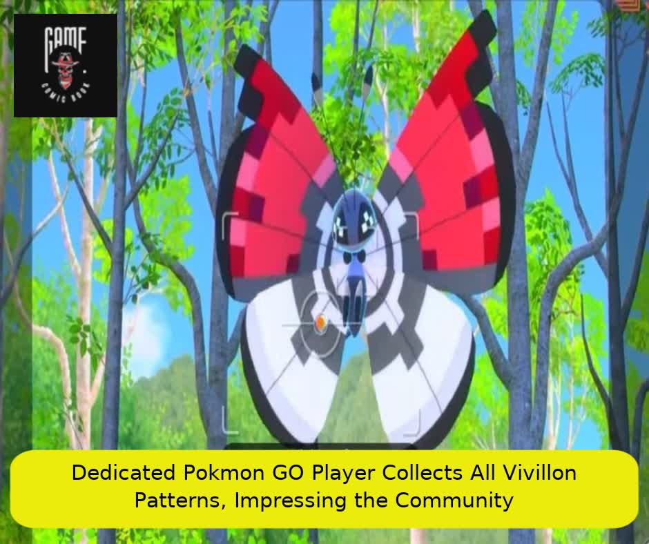 Dedicated Pokémon GO Player Collects All Vivillon Patterns, Impressing the Community