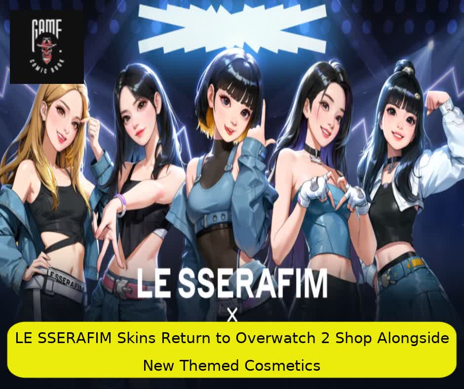 LE SSERAFIM Skins Return to Overwatch 2 Shop Alongside New Themed Cosmetics