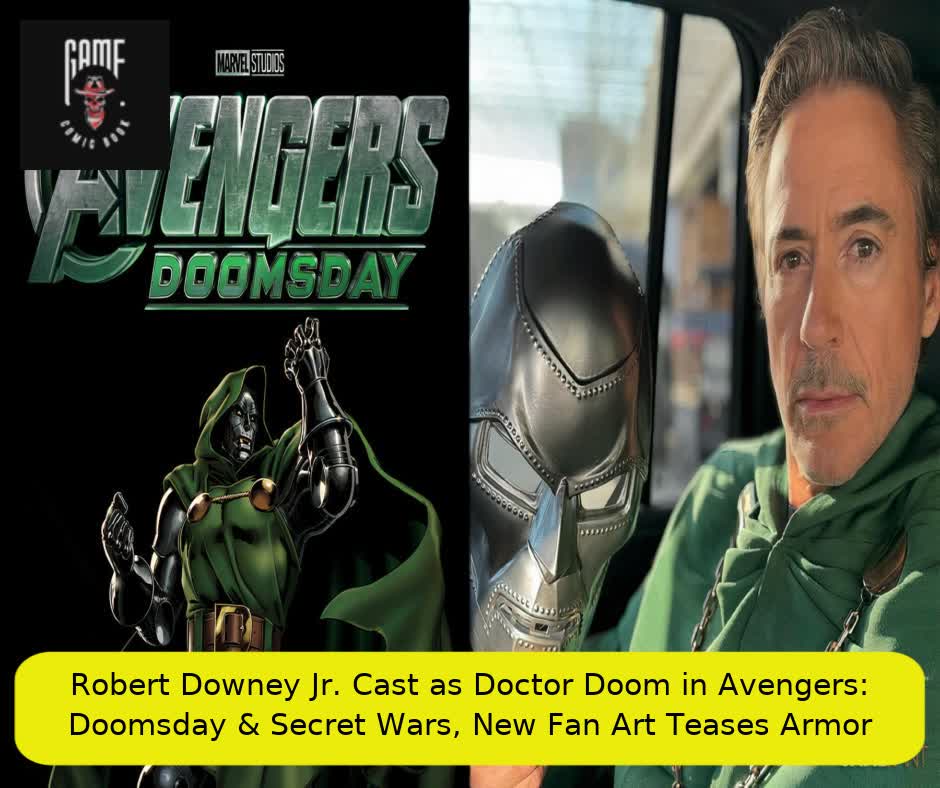 Robert Downey Jr. Cast as Doctor Doom in Avengers: Doomsday & Secret Wars, New Fan Art Teases Armor Design