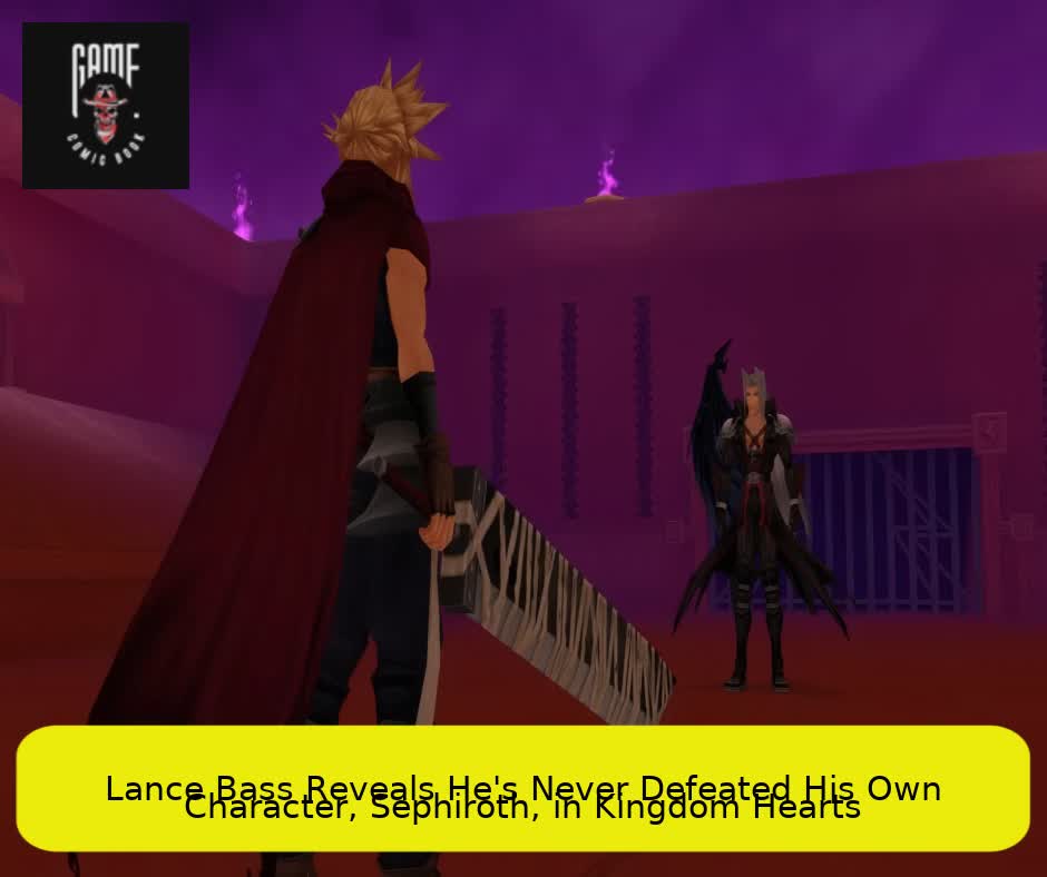 Lance Bass Reveals He's Never Defeated His Own Character, Sephiroth, in Kingdom Hearts