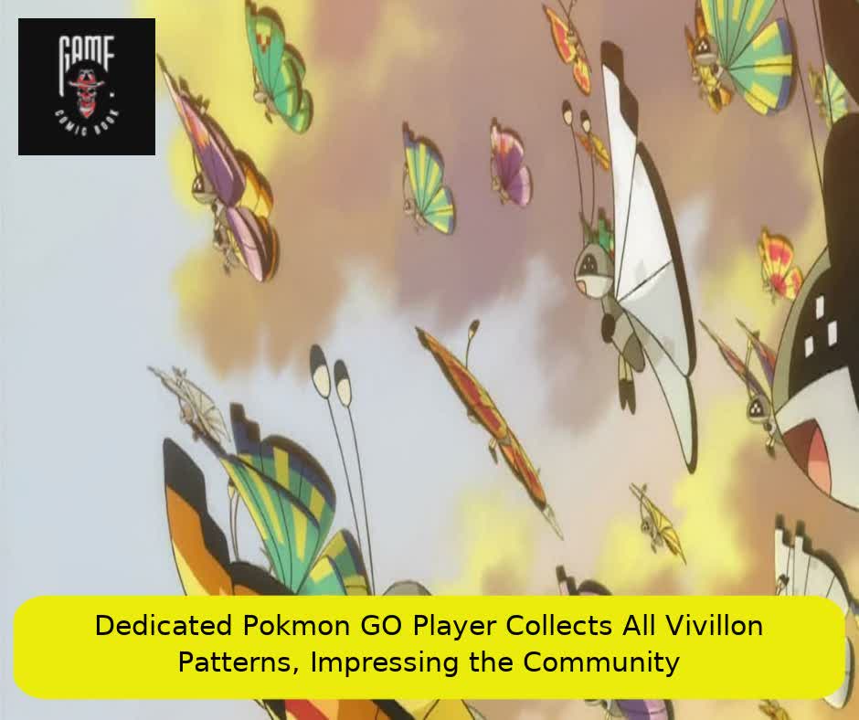 Dedicated Pokémon GO Player Collects All Vivillon Patterns, Impressing the Community