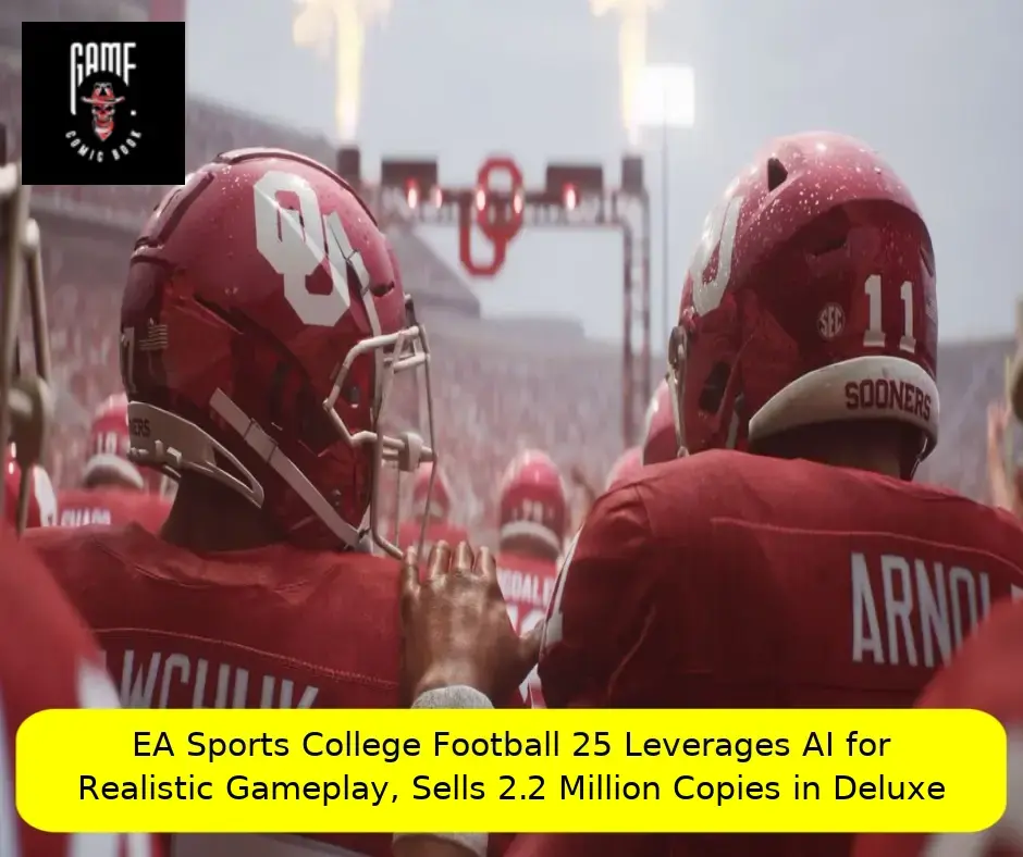 EA Sports College Football 25 Leverages AI for Realistic Gameplay, Sells 2.2 Million Copies in Deluxe Edition