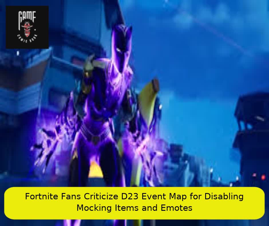 Fortnite Fans Criticize D23 Event Map for Disabling Mocking Items and Emotes