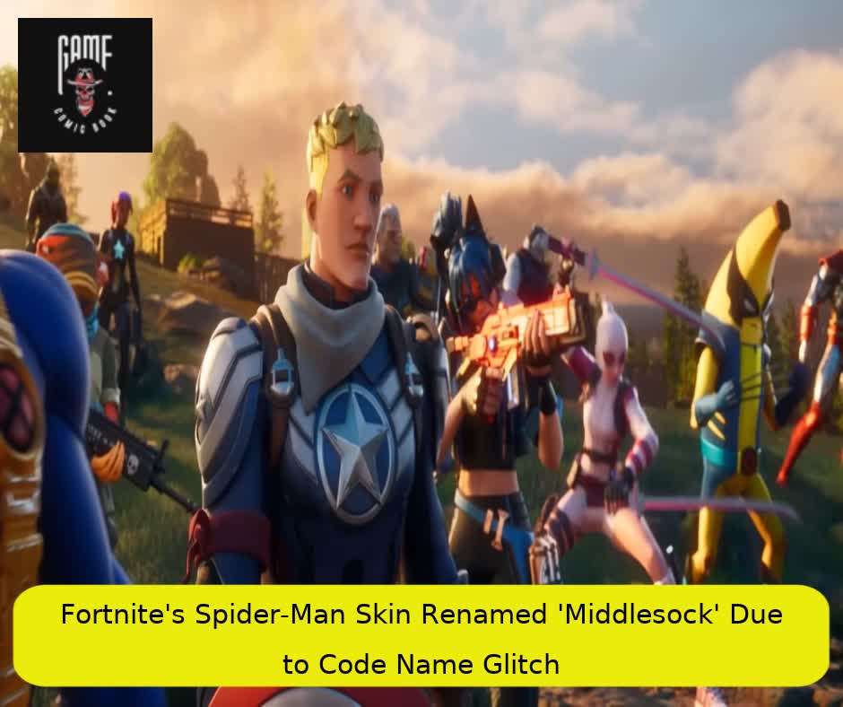 Fortnite's Spider-Man Skin Renamed 'Middlesock' Due to Code Name Glitch