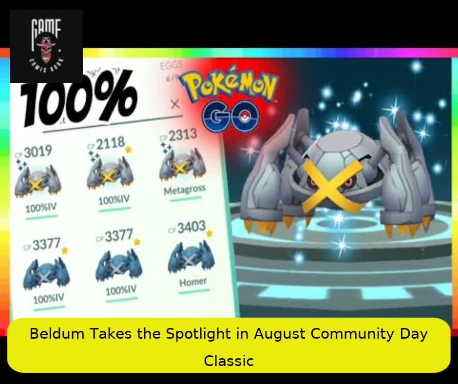 Beldum Takes the Spotlight in August Community Day Classic