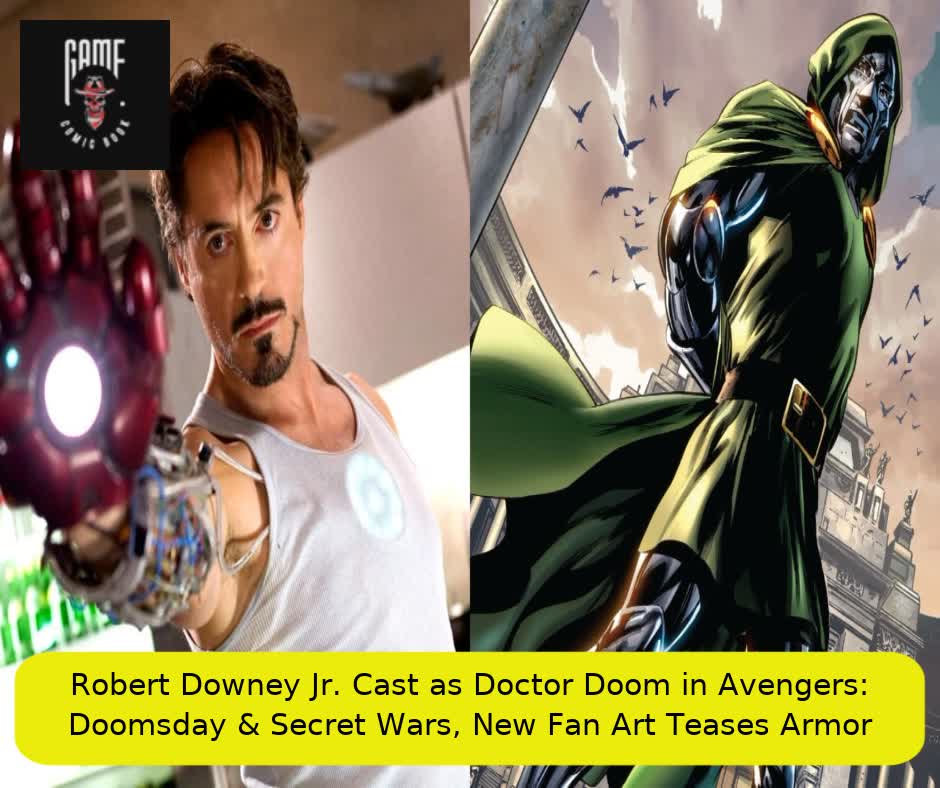 Robert Downey Jr. Cast as Doctor Doom in Avengers: Doomsday & Secret Wars, New Fan Art Teases Armor Design