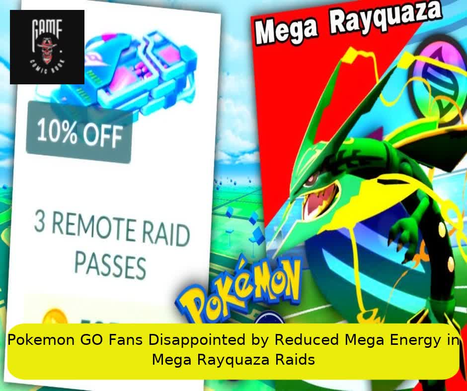 Pokemon GO Fans Disappointed by Reduced Mega Energy in Mega Rayquaza Raids