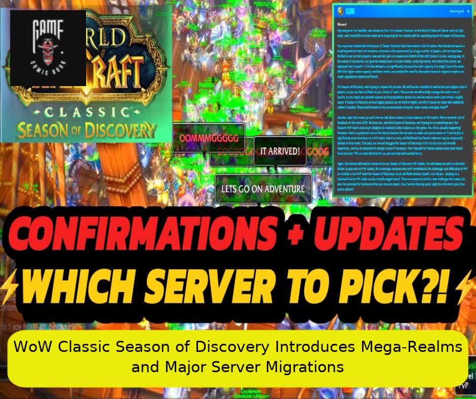 WoW Classic Season of Discovery Introduces Mega-Realms and Major Server Migrations