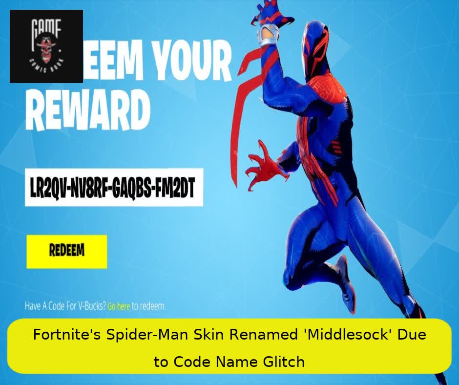 Fortnite's Spider-Man Skin Renamed 'Middlesock' Due to Code Name Glitch