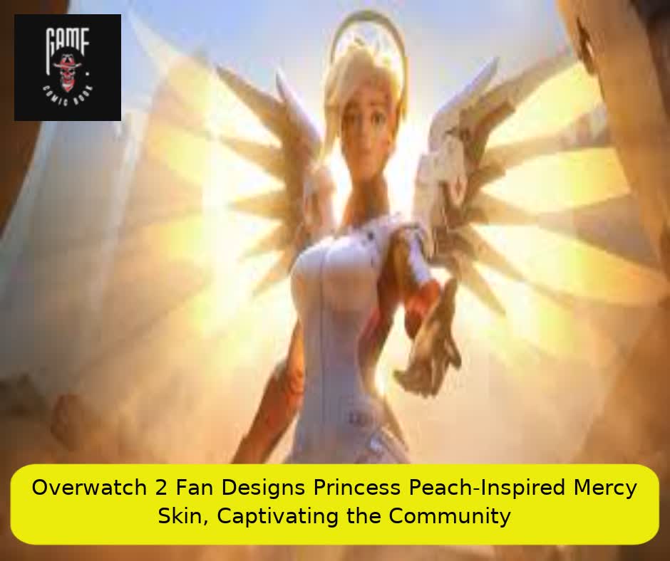 Overwatch 2 Fan Designs Princess Peach-Inspired Mercy Skin, Captivating the Community