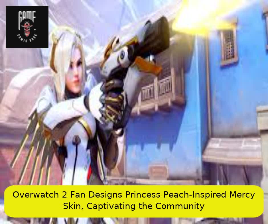 Overwatch 2 Fan Designs Princess Peach-Inspired Mercy Skin, Captivating the Community