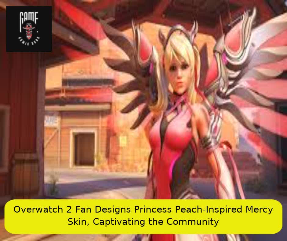 Overwatch 2 Fan Designs Princess Peach-Inspired Mercy Skin, Captivating the Community