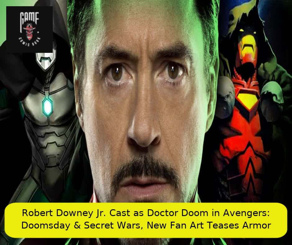 Robert Downey Jr. Cast as Doctor Doom in Avengers: Doomsday & Secret Wars, New Fan Art Teases Armor Design