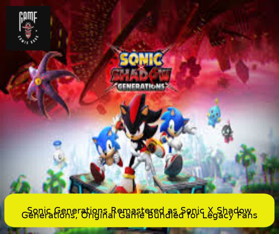 Sonic Generations Remastered as Sonic X Shadow Generations, Original Game Bundled for Legacy Fans