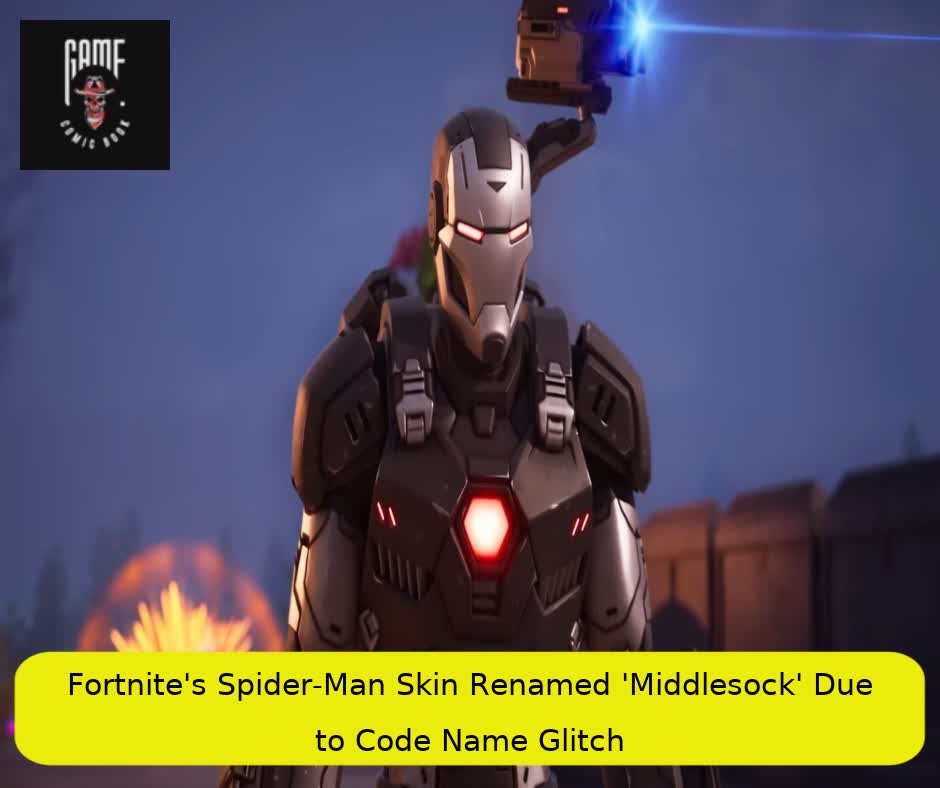 Fortnite’s Spider-Man Skin Renamed ‘Middlesock’ Due to Code Name Glitch