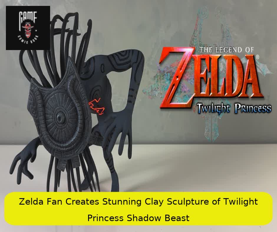 Zelda Fan Creates Stunning Clay Sculpture of Twilight Princess Shadow Beast