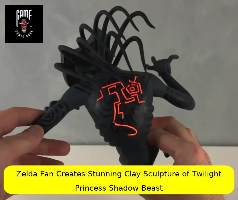 Zelda Fan Creates Stunning Clay Sculpture of Twilight Princess Shadow Beast