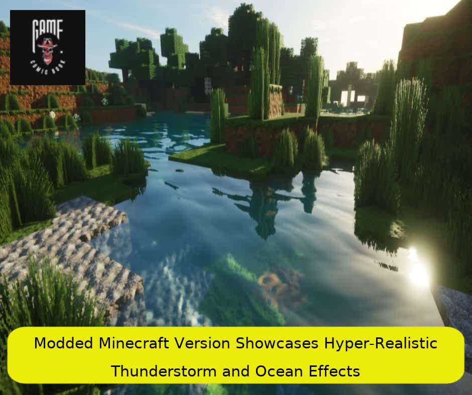 Modded Minecraft Version Showcases Hyper-Realistic Thunderstorm and Ocean Effects