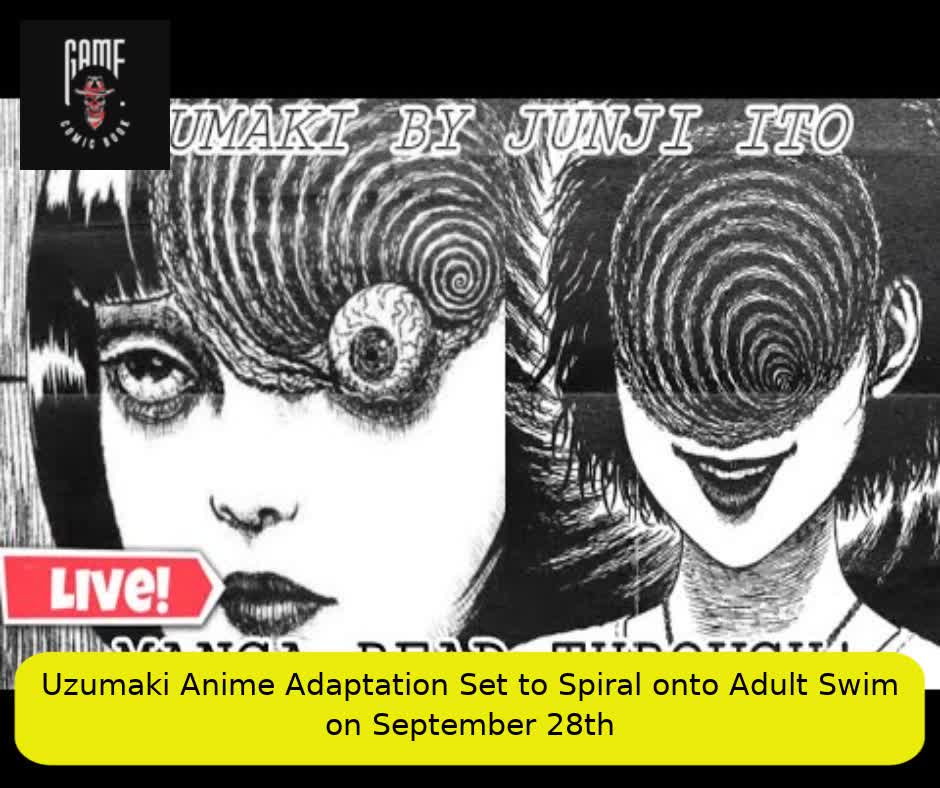 Uzumaki Anime Adaptation Set to Spiral onto Adult Swim on September 28th