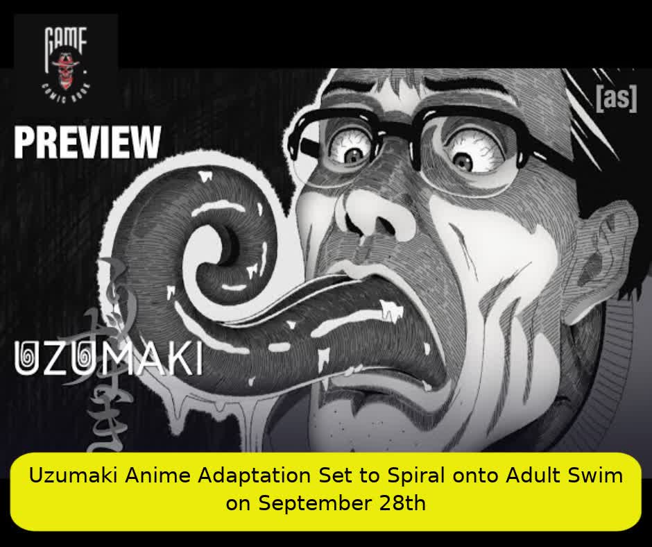 Uzumaki Anime Adaptation Set to Spiral onto Adult Swim on September 28th